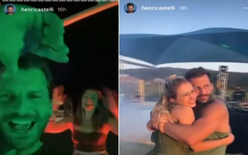Print dos Stories de Henri Castelli