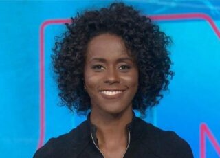 Foto de Maju Coutinho no Jornal Nacional